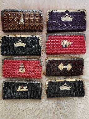 Brand New UNBRANDED WOMEN'S VINTAGE PATENT WALLET ASSORTED DESIGNS-CHOOSE ONE!!
